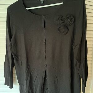 A Talbots round neck, Charming Cardigan.